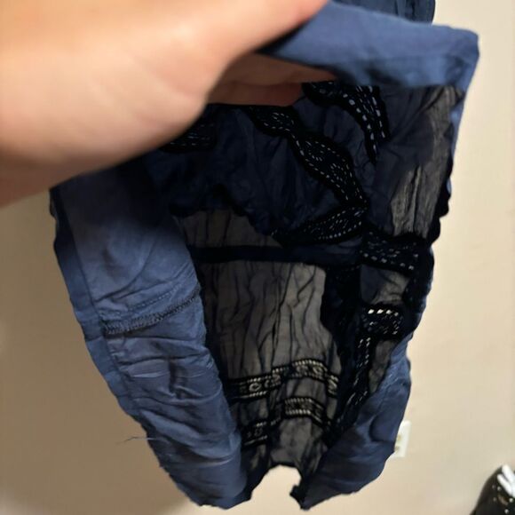 NWT MELISSA ODABASH Nicole Cover-Up Swim Beach Dress Navy Crochet Size Small - Picture 6 of 12